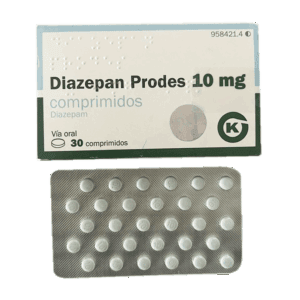 Prodes Diazepam 10mg Tablets